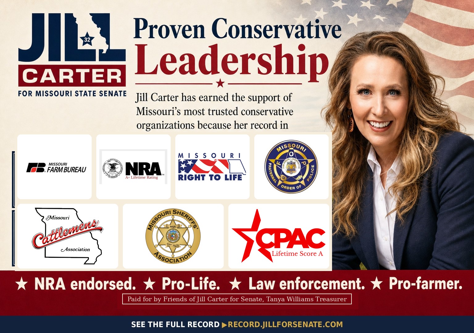Proven Conservative Leadership share graphic